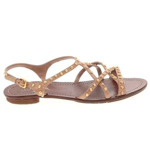 Prada Studded Leather Sandals Size 38.5